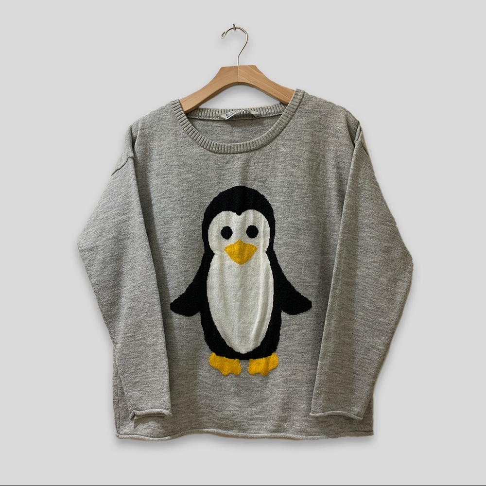 Still Available! - Bluenotes Penguin Sweater - Grey